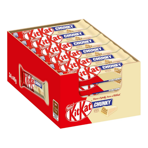 KitKat Chunky White - Présentoir de 24 Barres 40g