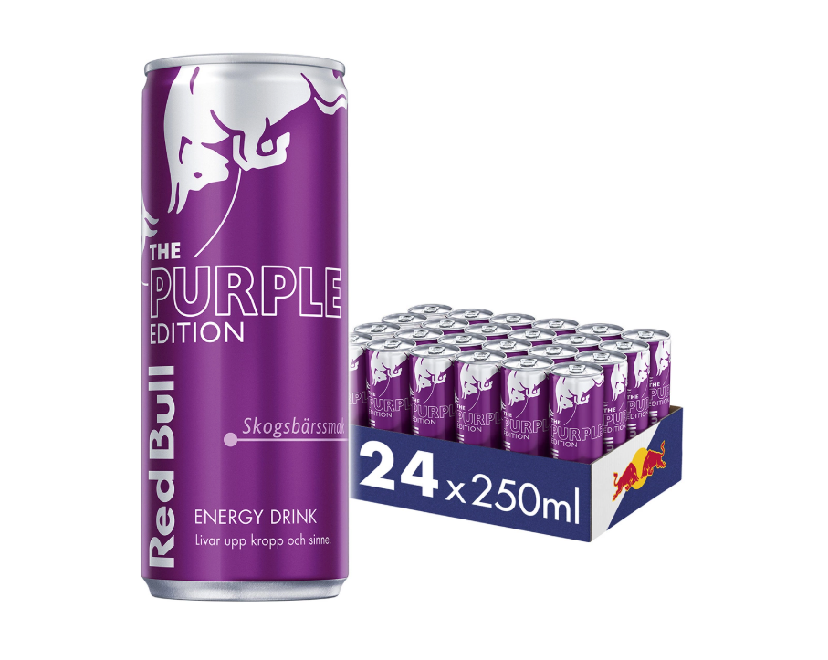 Red Bull Purple Edition Acai - Pack de 24 Canettes de 250ml