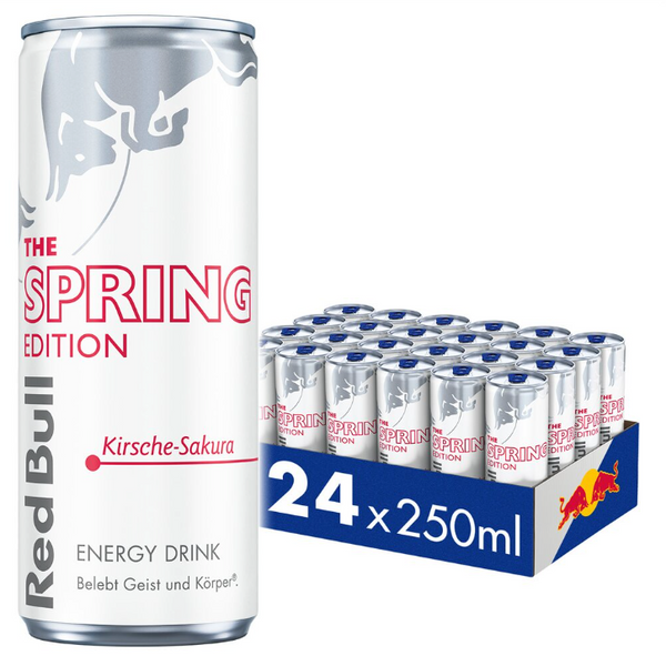 Red Bull Spring Edition Cerise Sakura - Pack de 24 Cannettes 250ml
