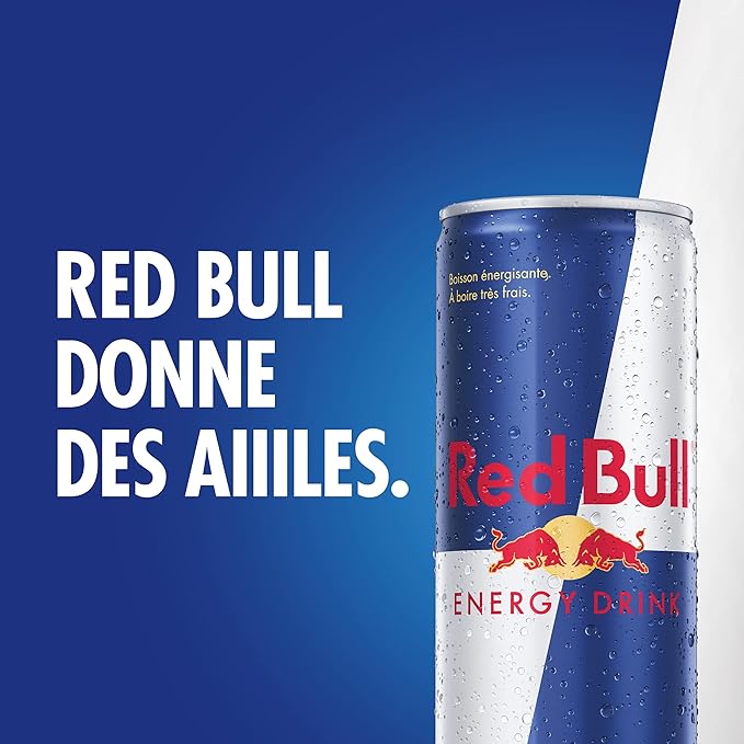 Red Bull Energy Drink - Pack de 24 Cannettes 250ml