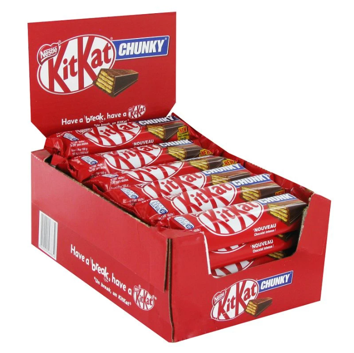 KitKat Chunky - Présentoir de 24 Barres 40g