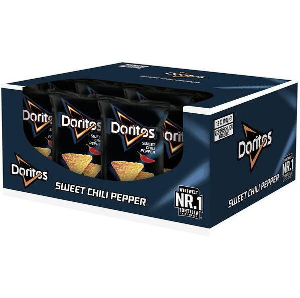 Doritos Sweet Chili Paprika | Lot de 12 paquets de 110g