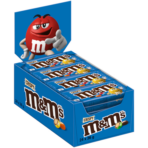 M&Ms Crispy | Lot de 24 sachets de 36g