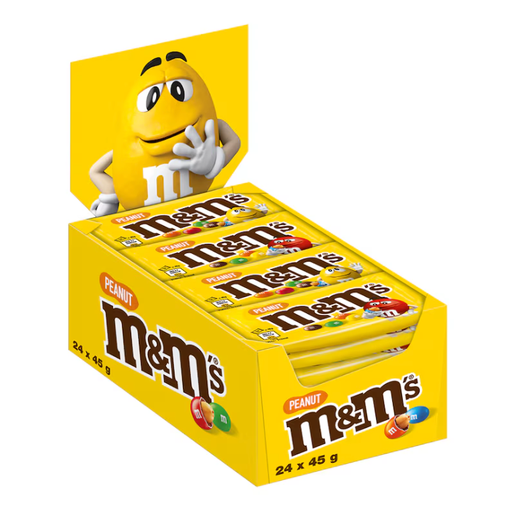 M&Ms Original | Lot de 24 sachets de 45g