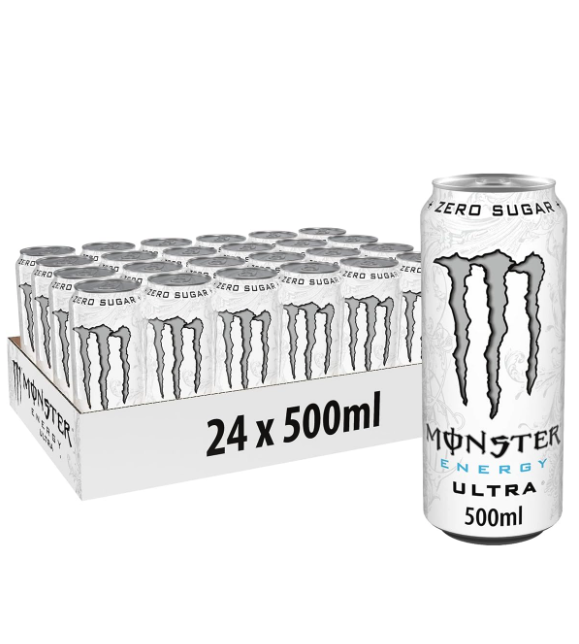 Monster Blanche Ultra - Pack de 24 x 500 ml